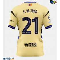 Moški Nogometni dresi Barcelona Frenkie de Jong #21 Gostujoči 2025-26 Kratek Rokav